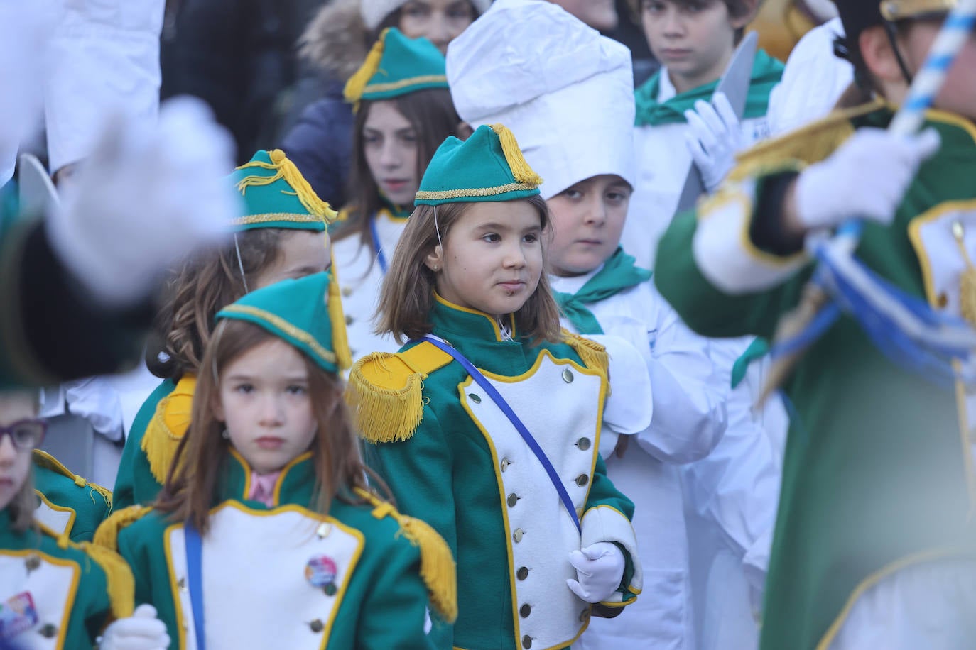 La compañía Ibadan Ibaeta se deja ver por las calles del Antiguo El